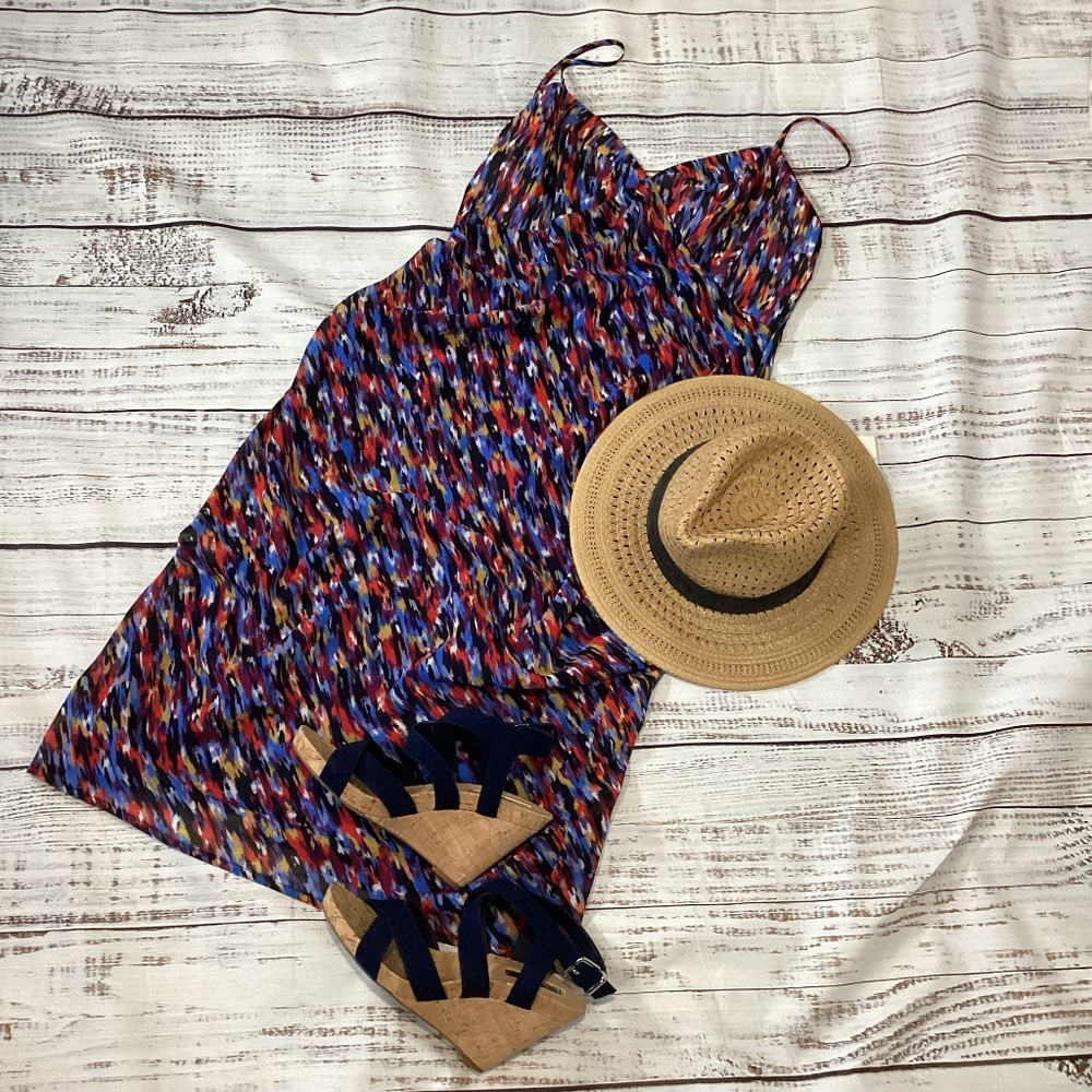586. House of Harlow Midi Sundress Multicolor NWT Size Large